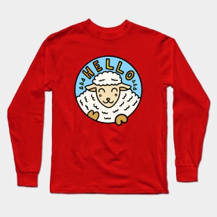 Cute cartoon sheep Long Sleeve T-Shirt